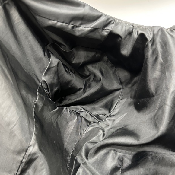 Y2K Converse One Star Women’s Black Hooded Jacket Puffer Coat size Small (D67)‎ - Picture 15 of 15